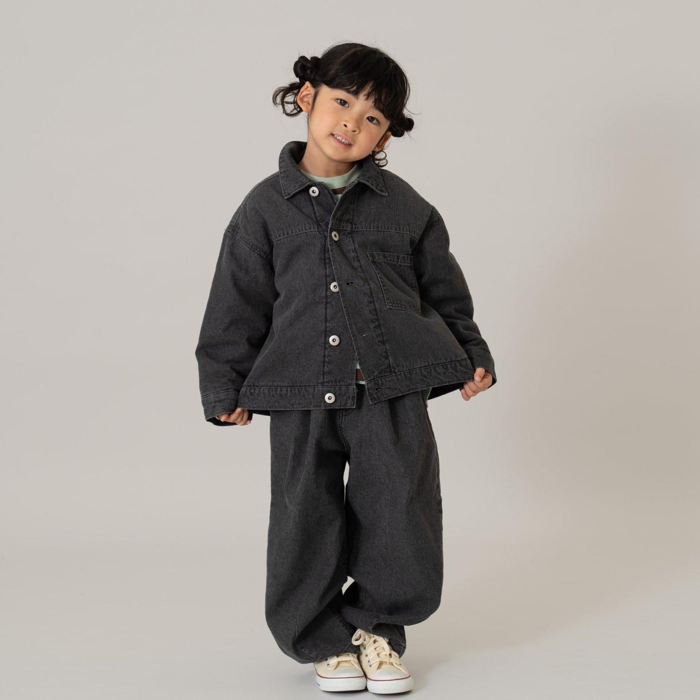 絎縫牛仔夾克【可成套搭配】