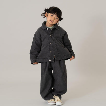 絎縫牛仔夾克【可成套搭配】