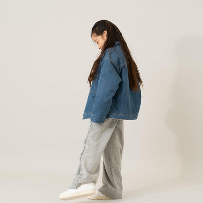 絎縫牛仔夾克【可成套搭配】