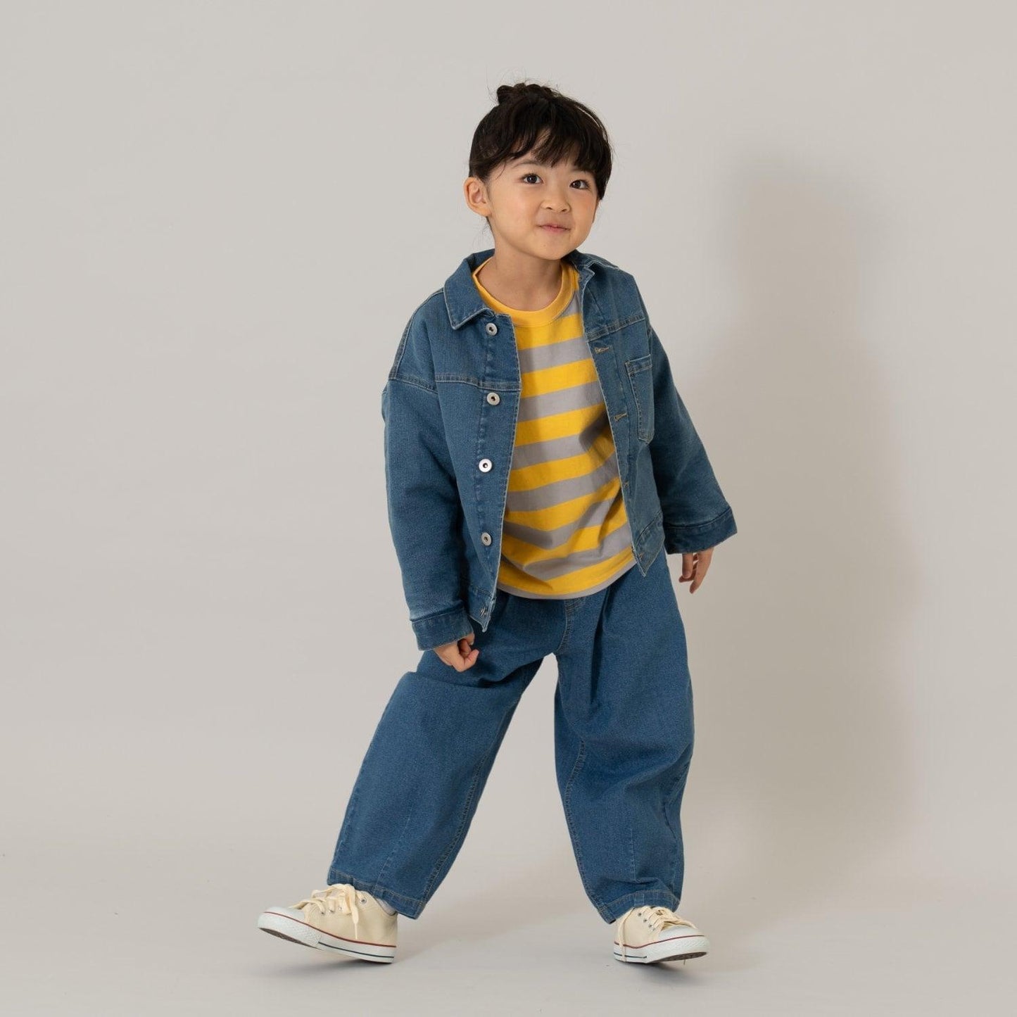 絎縫牛仔夾克【可成套搭配】