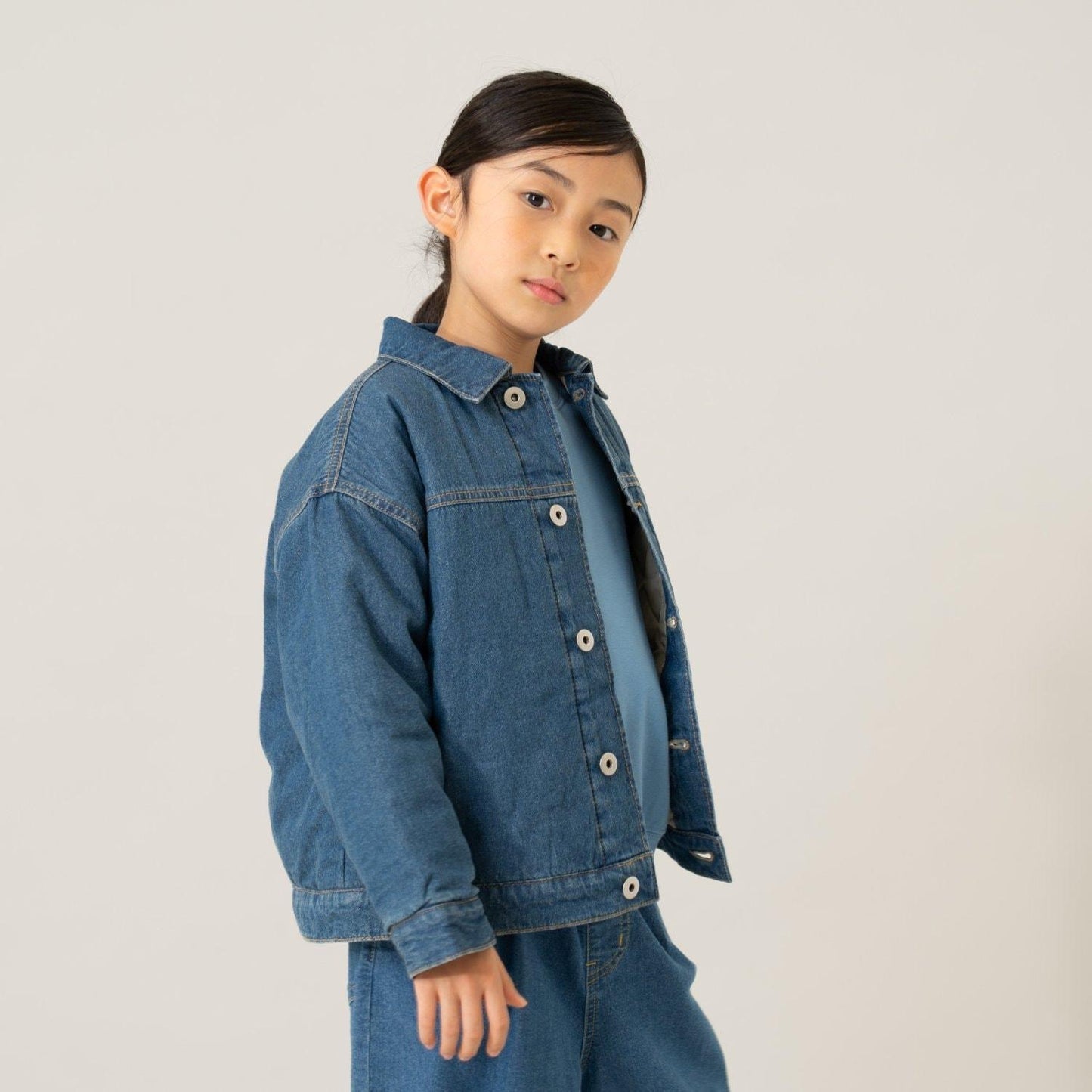 絎縫牛仔夾克【可成套搭配】