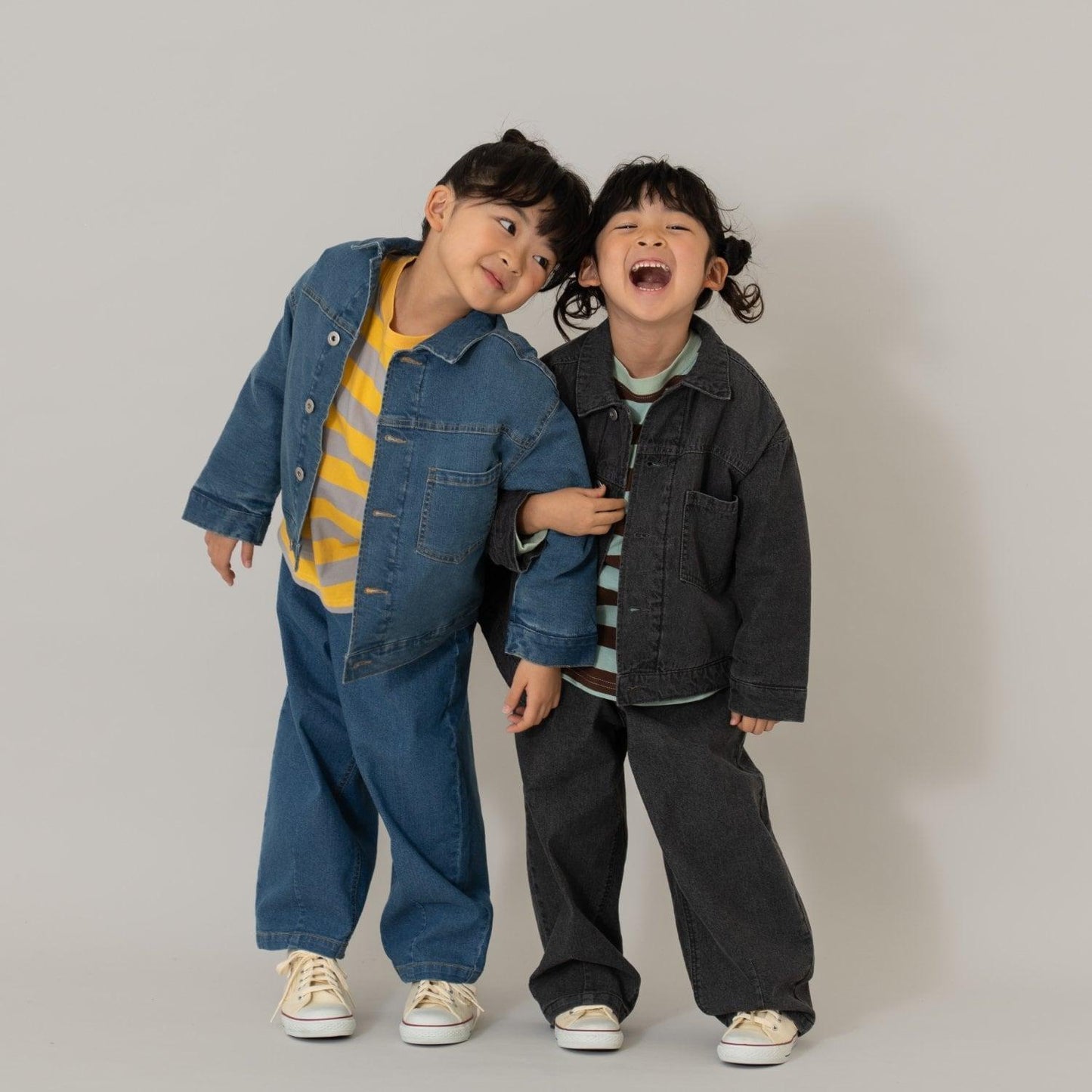 絎縫牛仔夾克【可成套搭配】