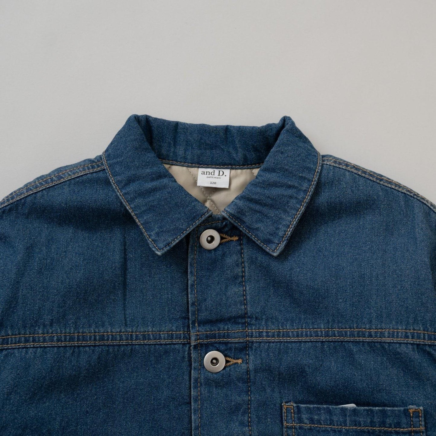 絎縫牛仔夾克【可成套搭配】