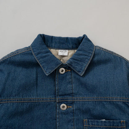 絎縫牛仔夾克【可成套搭配】