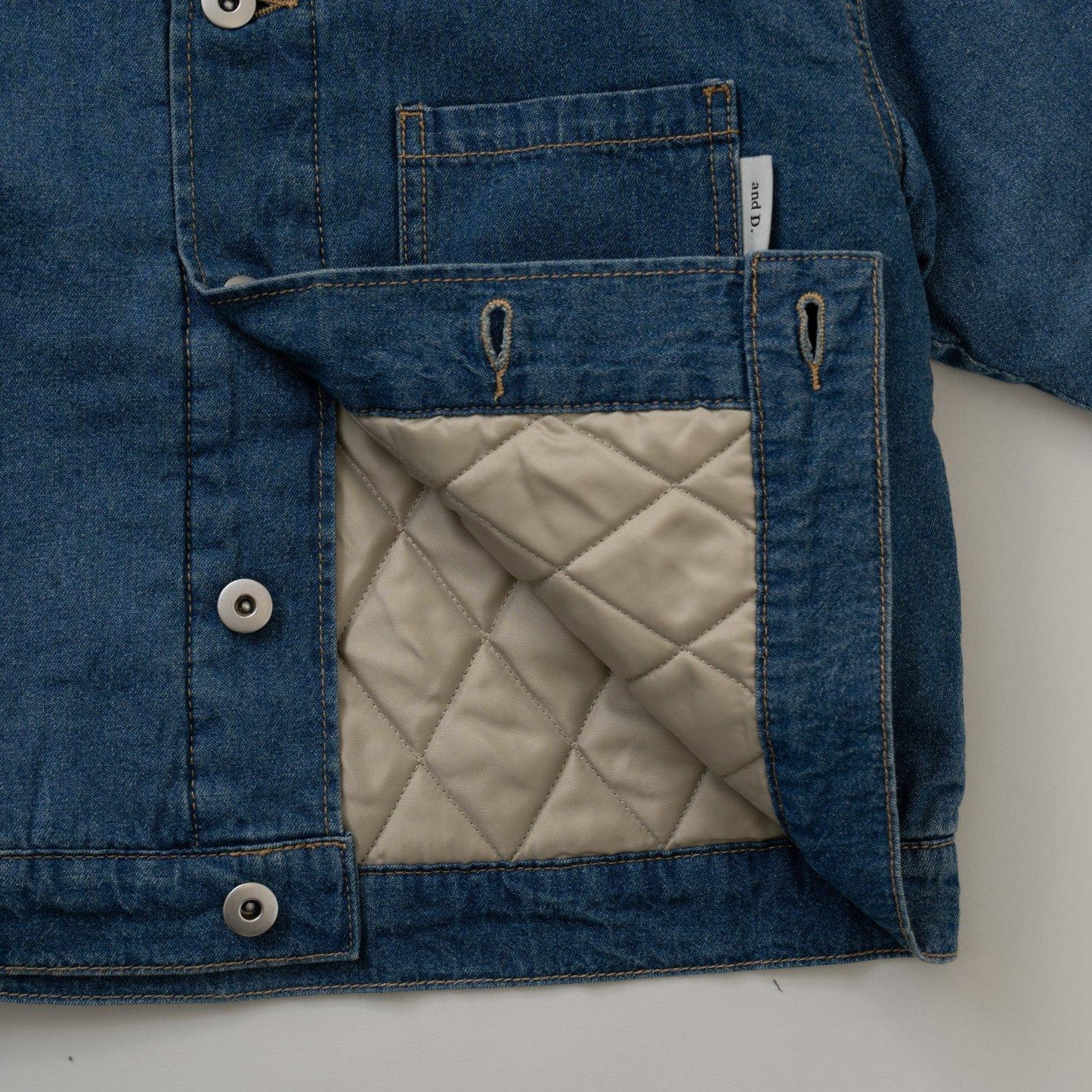 絎縫牛仔夾克【可成套搭配】