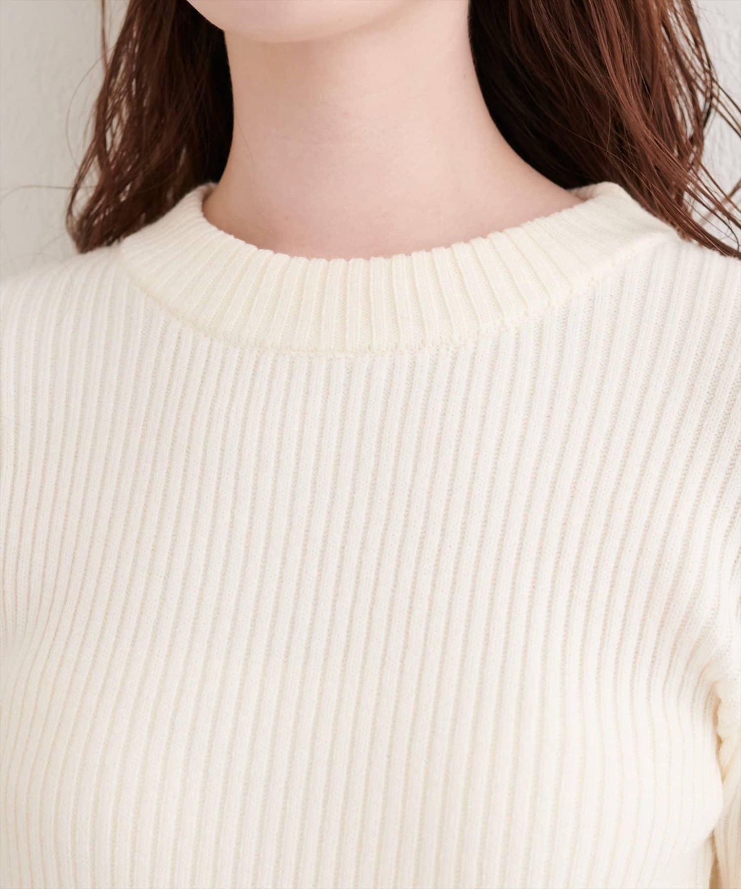 袖口網紗蝴蝶結針織衫