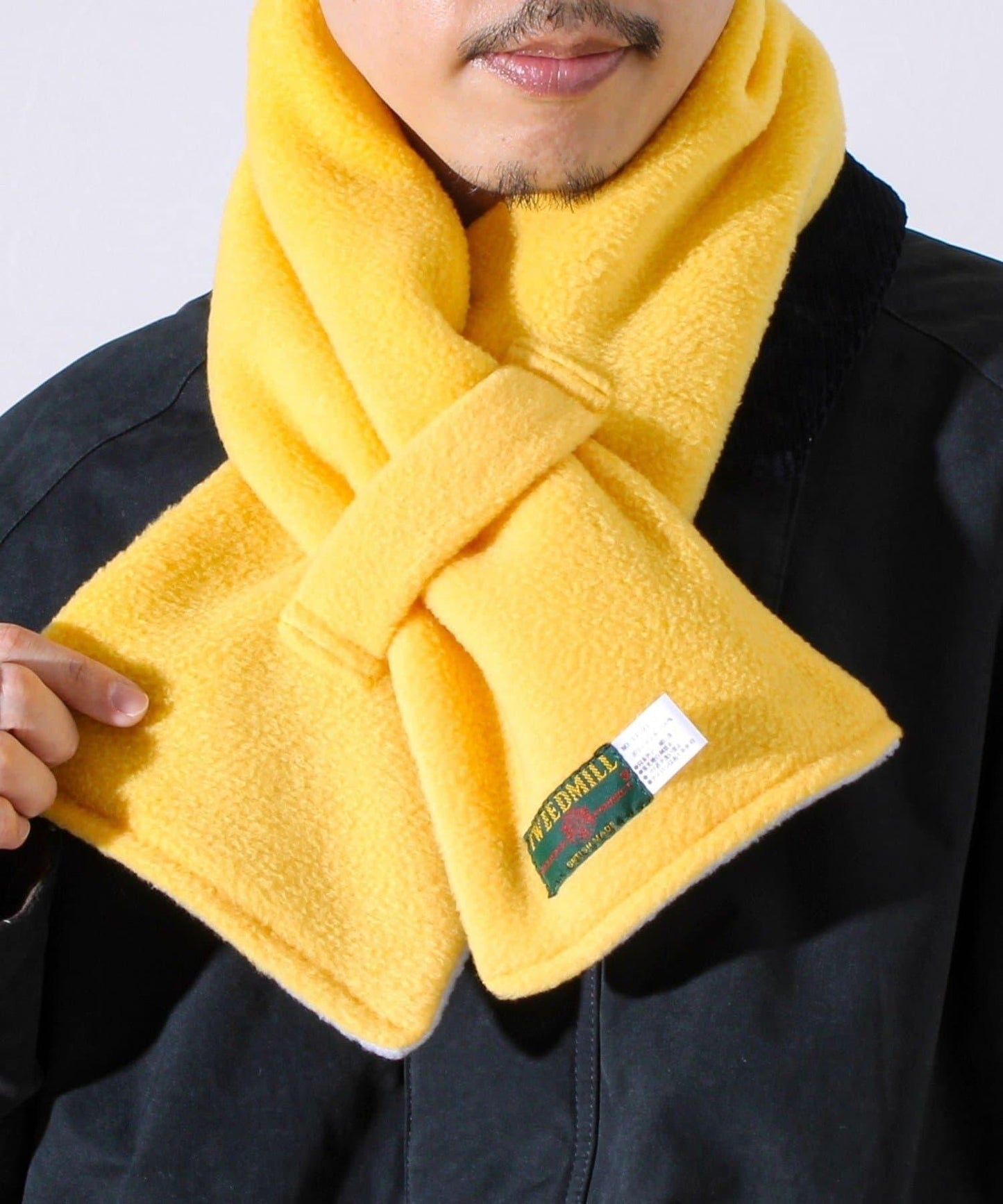 【GLOSTER聯名】【TWEEDMILL】圈圈絨羊羔絨圍巾