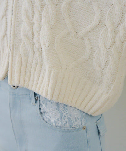 棉花糖觸感麻花絨連帽外套