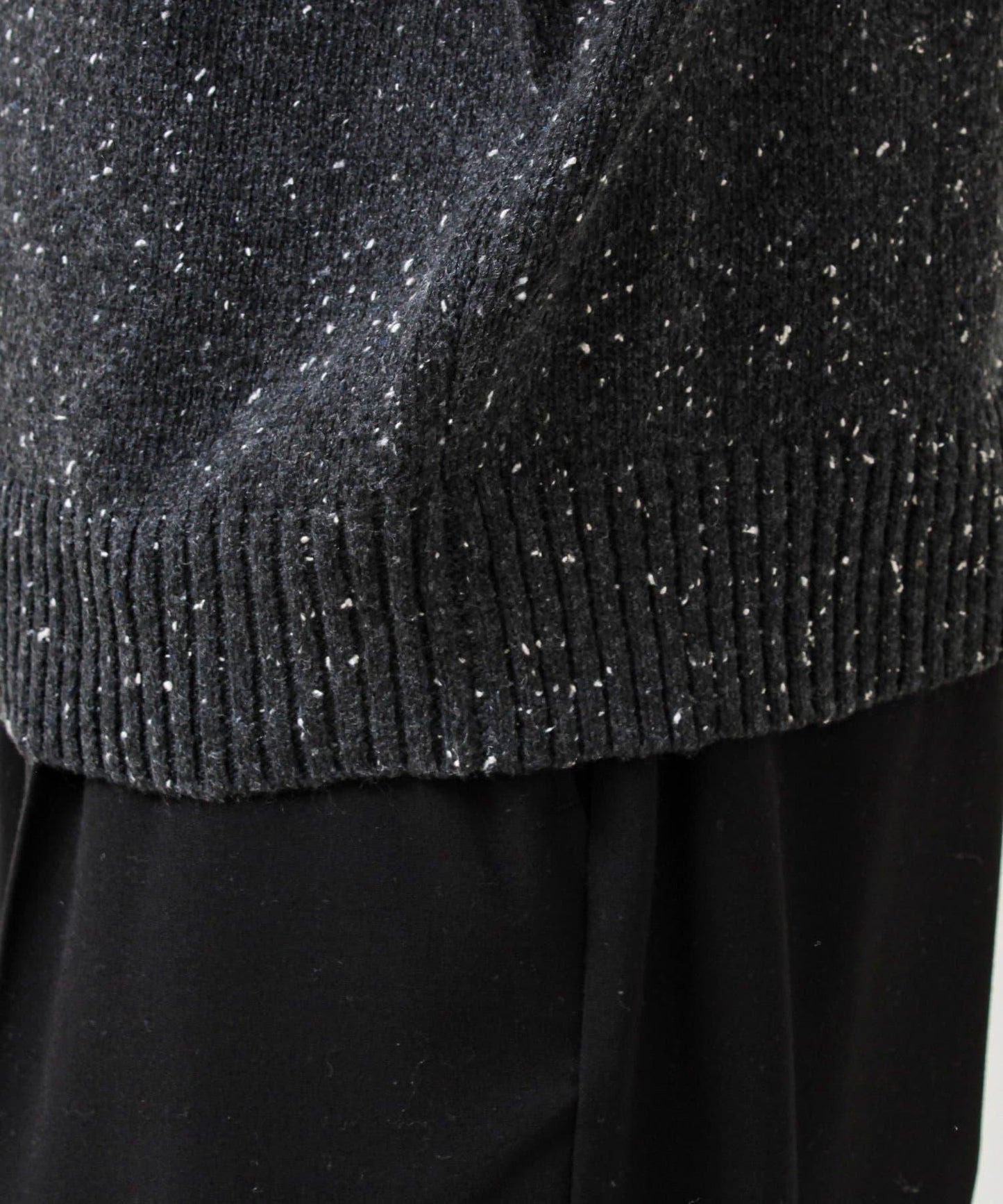 【冬季成人疊穿】彩點半拉鍊套頭衫