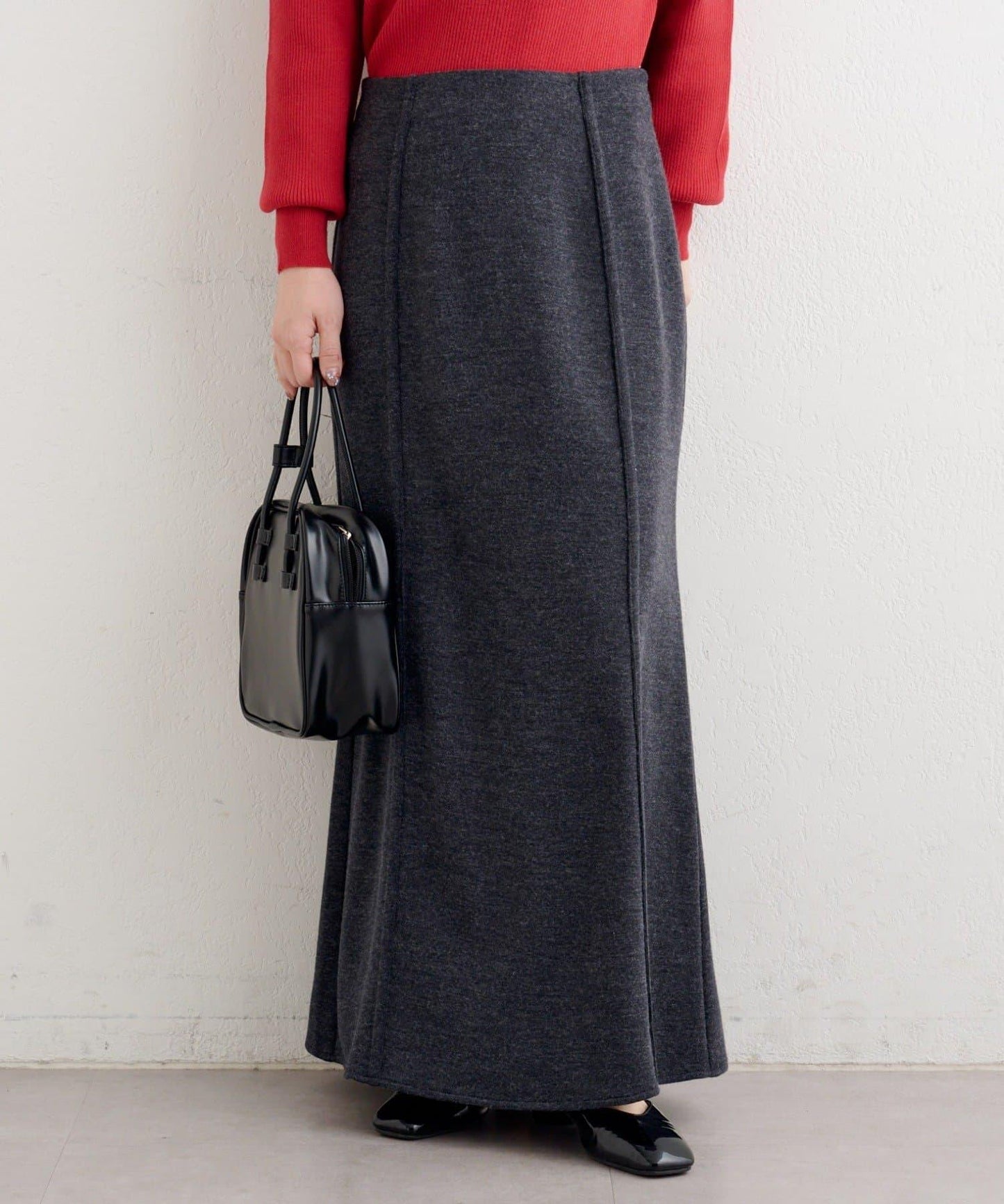 針織風衛衣半身裙 B款