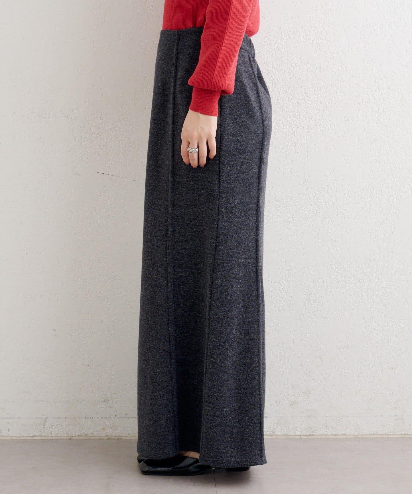 針織風衛衣半身裙 B款