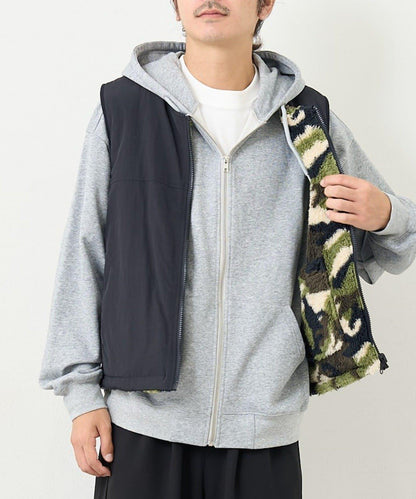 【男女同款】BM 羊羔絨可雙面穿馬甲