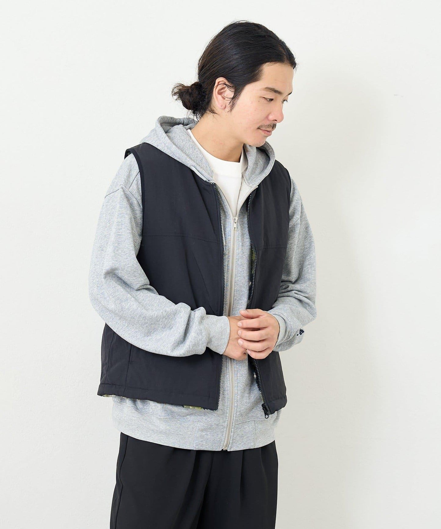 【男女同款】BM 羊羔絨可雙面穿馬甲