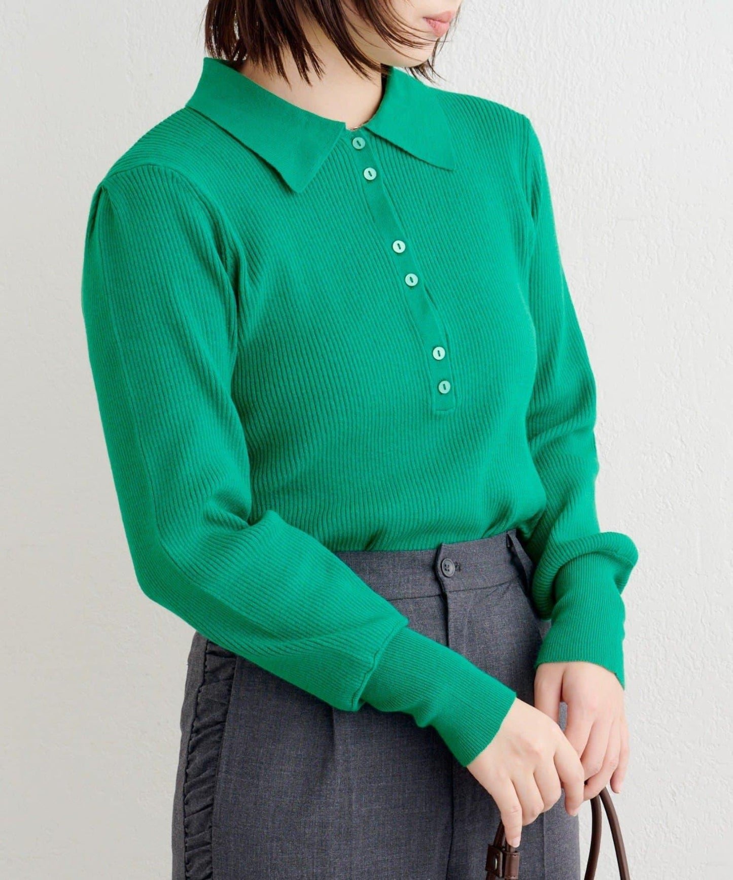 【4色可選】B基礎羅紋針織POLO衫