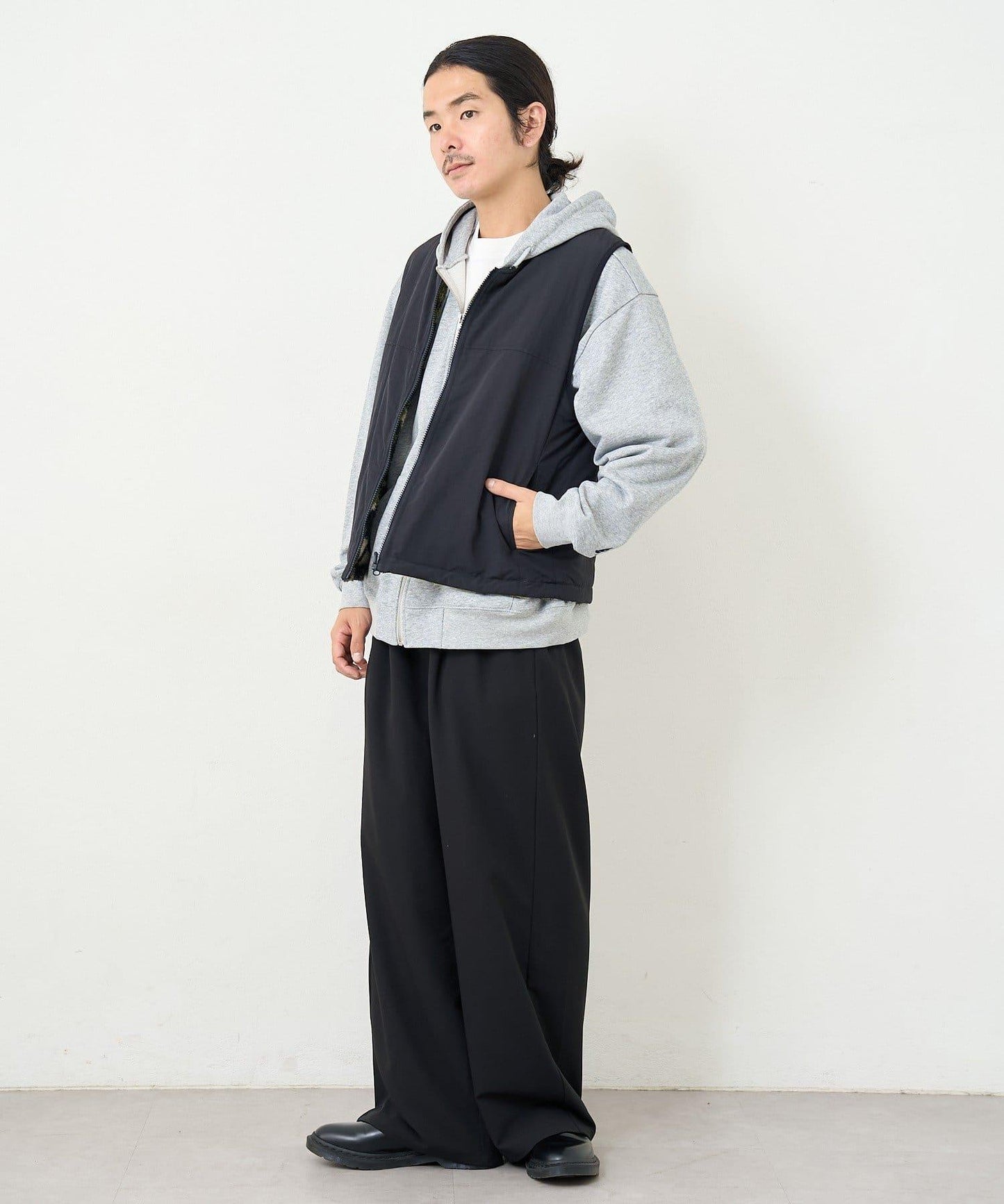 【男女同款】BM 羊羔絨可雙面穿馬甲