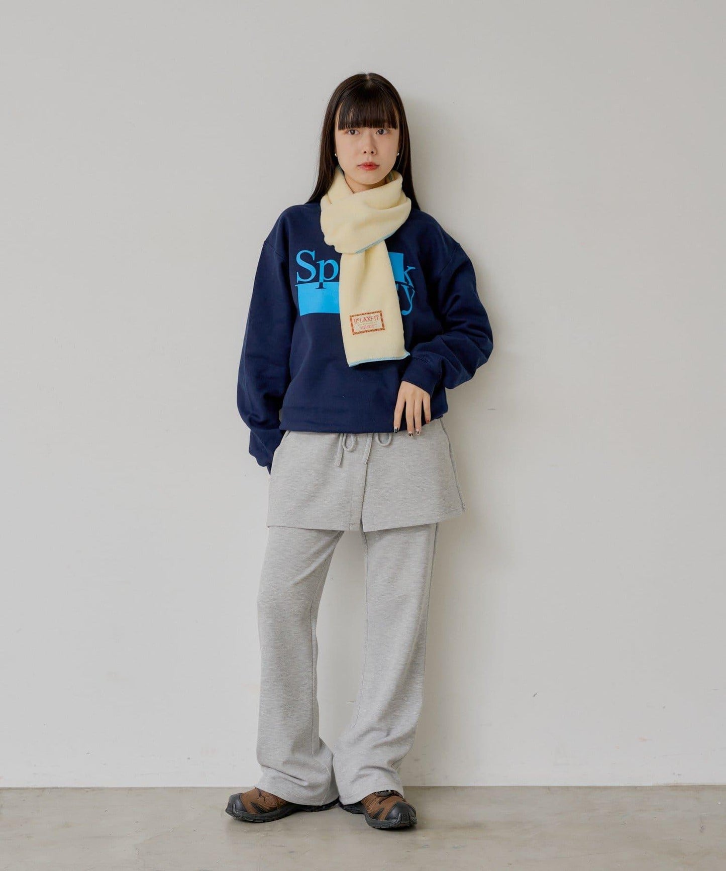 【SUPERMARKET】抓絨圍巾“ミネアポリス”