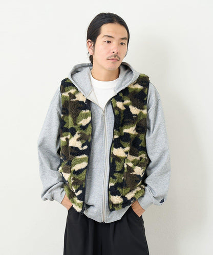 【男女同款】BM 羊羔絨可雙面穿馬甲