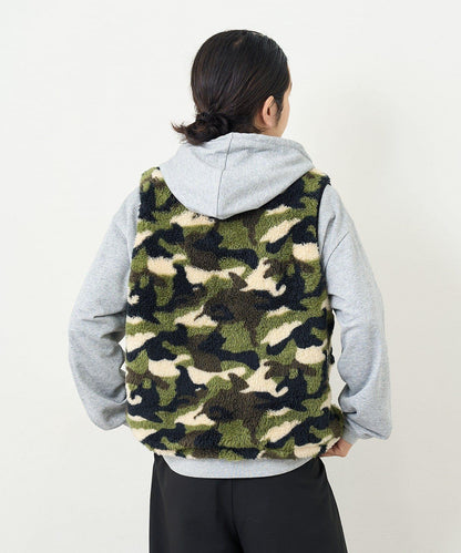 【男女同款】BM 羊羔絨可雙面穿馬甲