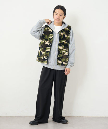 【男女同款】BM 羊羔絨可雙面穿馬甲