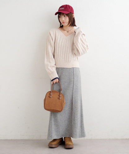 針織風衛衣半身裙 B款