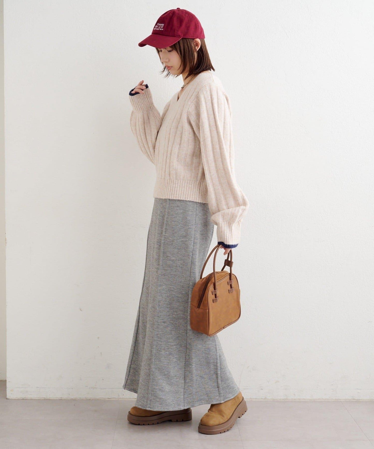 針織風衛衣半身裙 B款