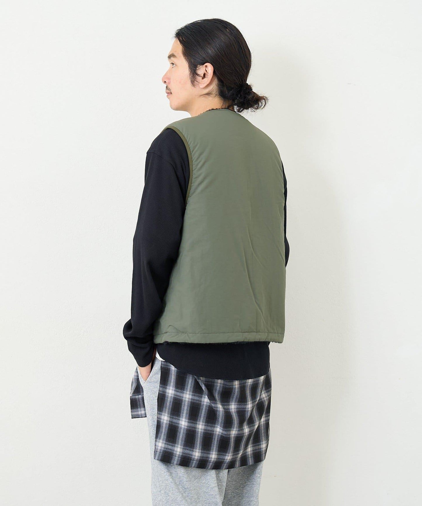 【男女同款】BM 羊羔絨可雙面穿馬甲