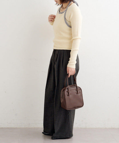 【2WAY】B 吊帶背心套裝開衫