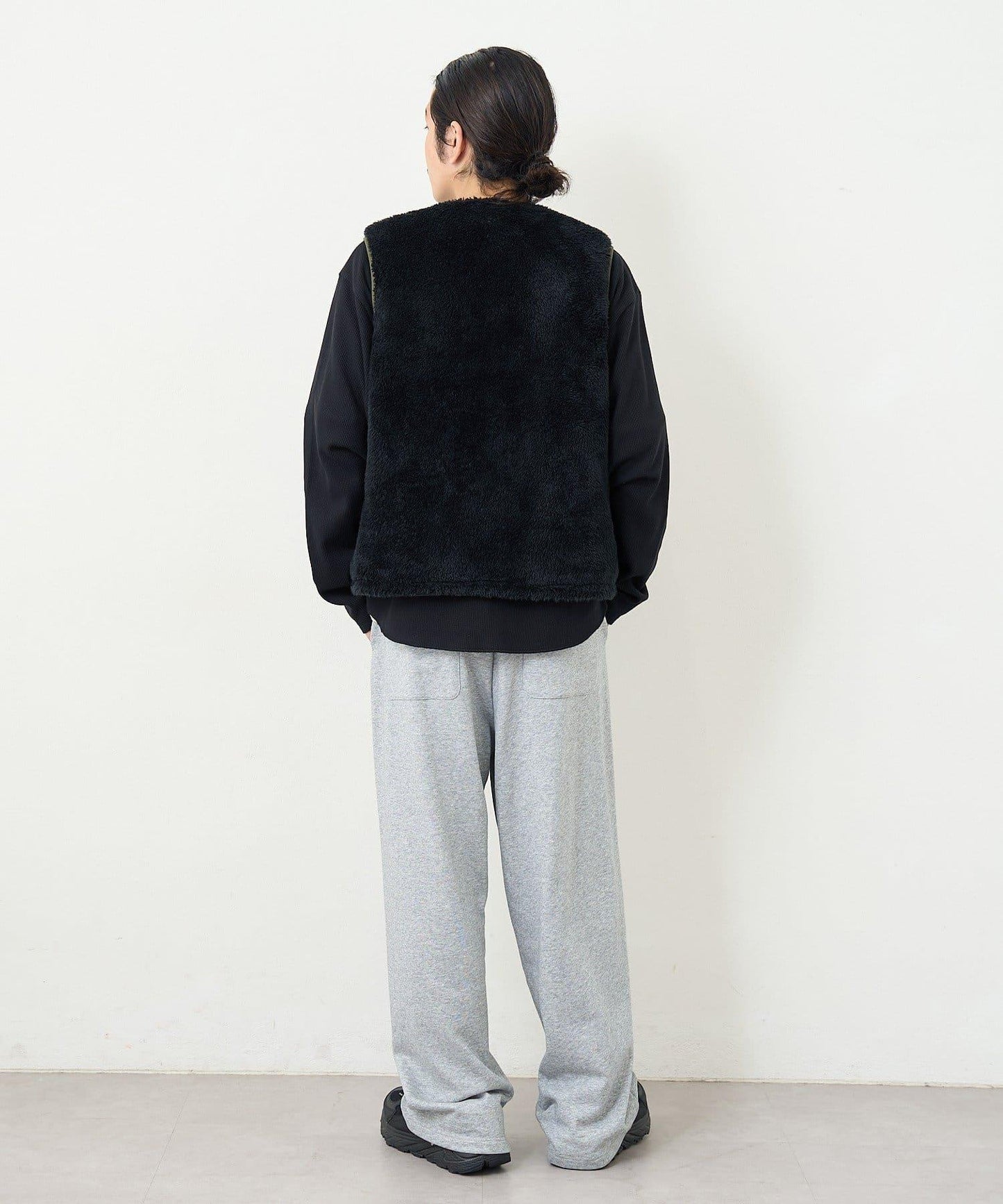 【男女同款】BM 羊羔絨可雙面穿馬甲