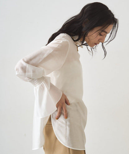 透視高領襯衫