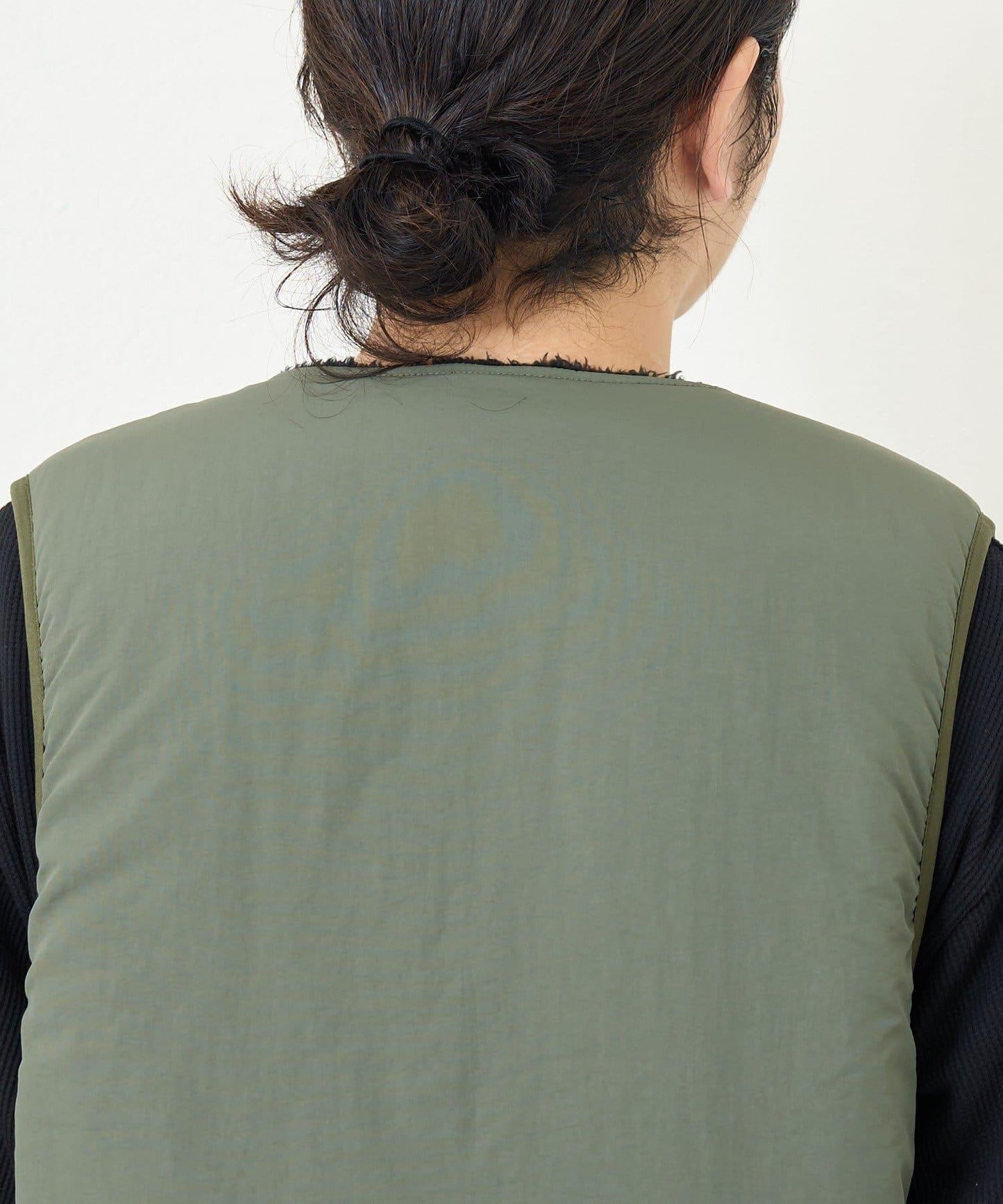 【男女同款】BM 羊羔絨可雙面穿馬甲