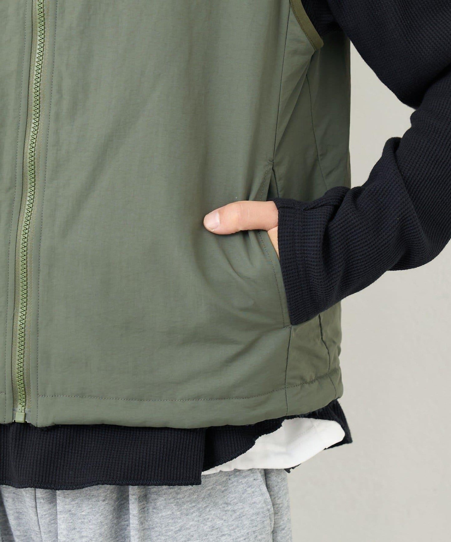 【男女同款】BM 羊羔絨可雙面穿馬甲