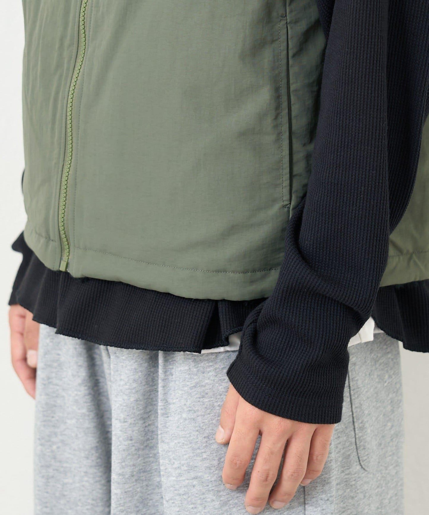 【男女同款】BM 羊羔絨可雙面穿馬甲