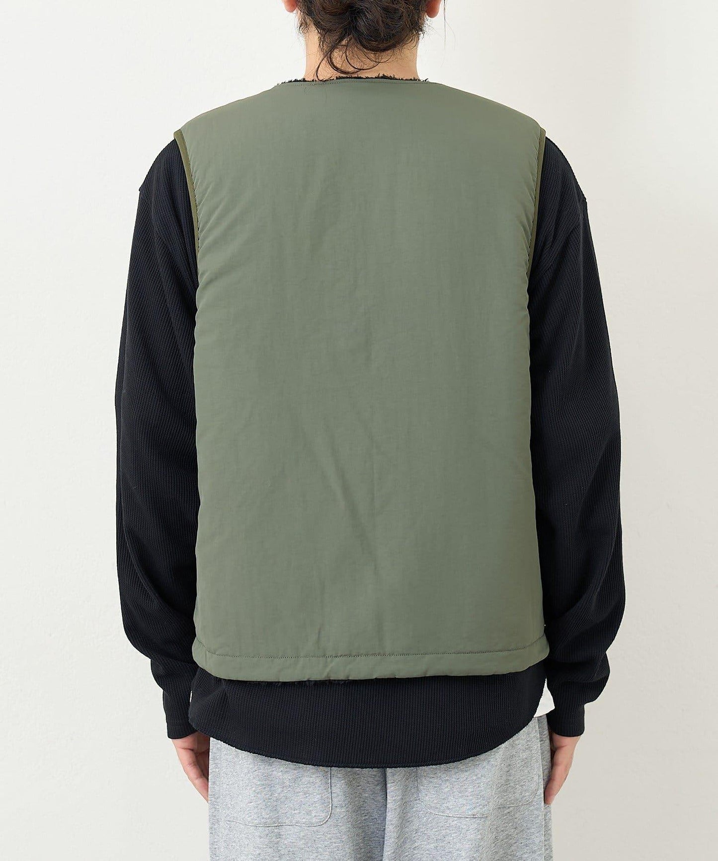 【男女同款】BM 羊羔絨可雙面穿馬甲