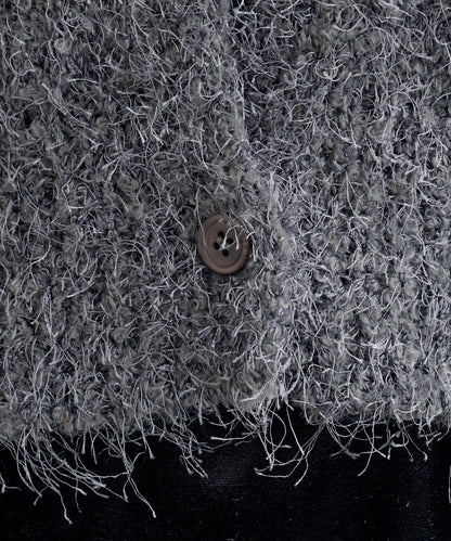 【前後兩穿】B 長毛針織開衫