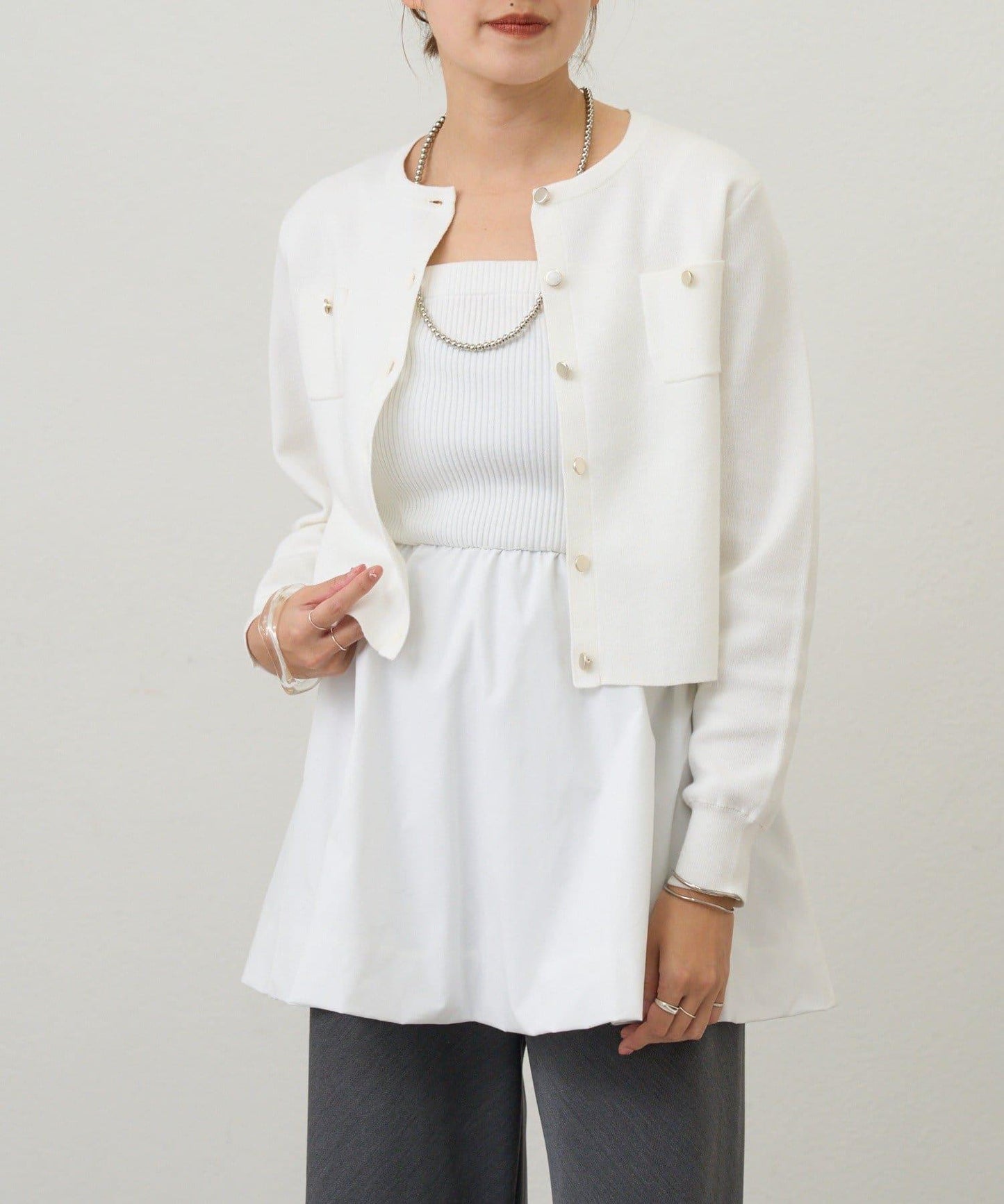 【26SS】棉質針織短款開衫