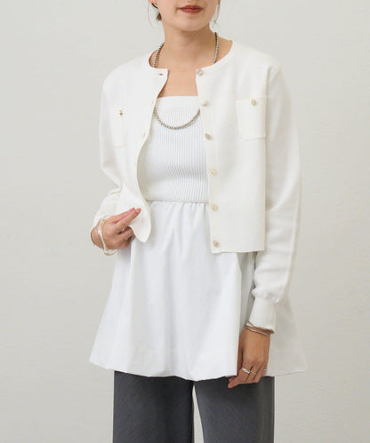 【26SS】棉質針織短款開衫