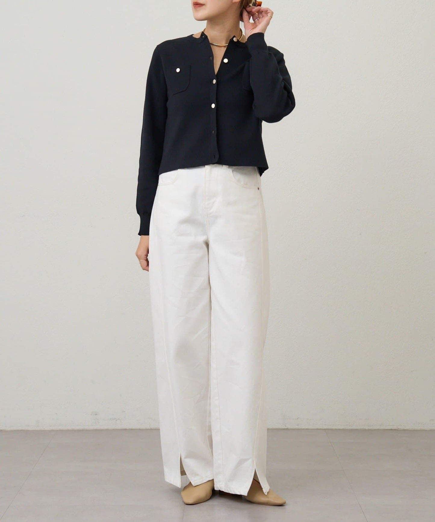 【26SS】棉質針織短款開衫