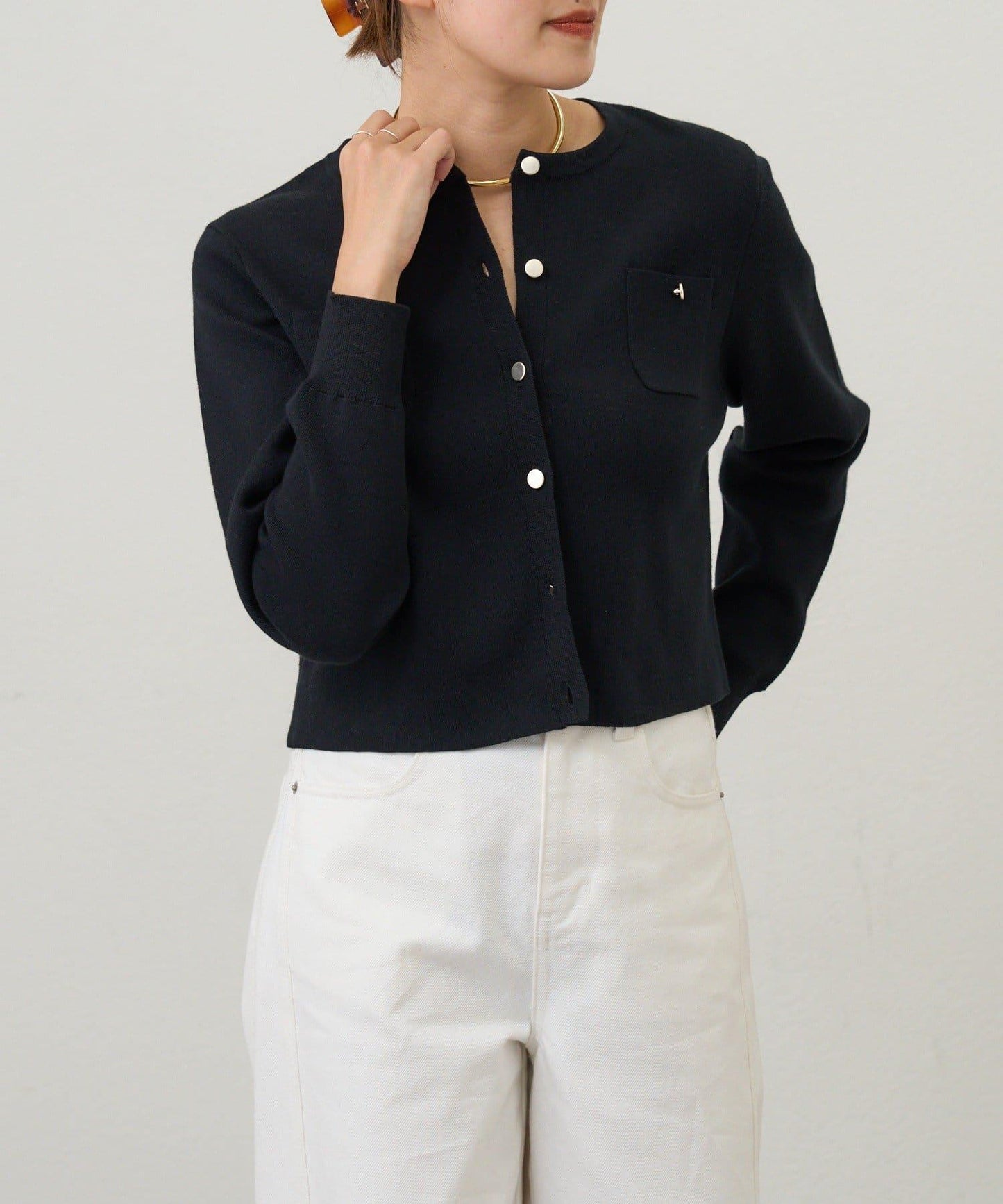 【26SS】棉質針織短款開衫