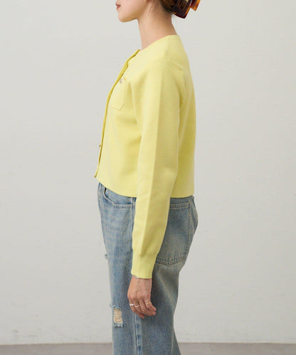 【26SS】棉質針織短款開衫