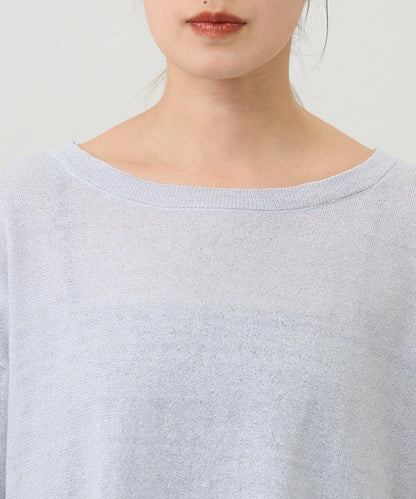 【26SS】亮絲寬鬆針織衫