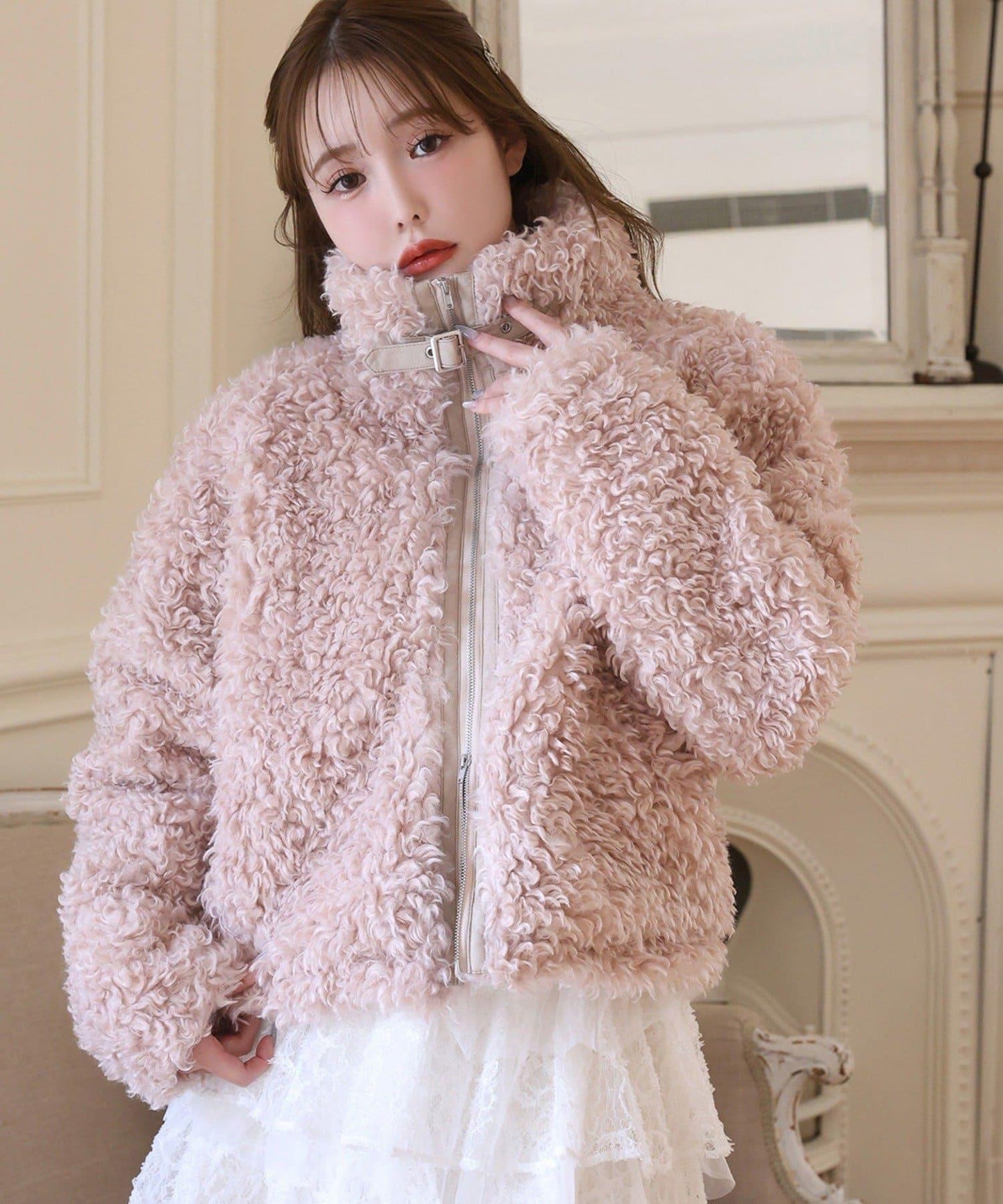 貴賓犬毛呢外套夾克