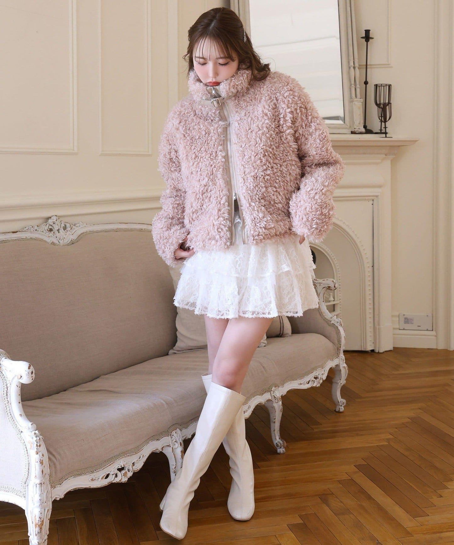 貴賓犬毛呢外套夾克