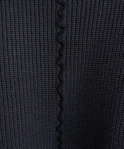 荷葉邊裝飾針織套頭衫