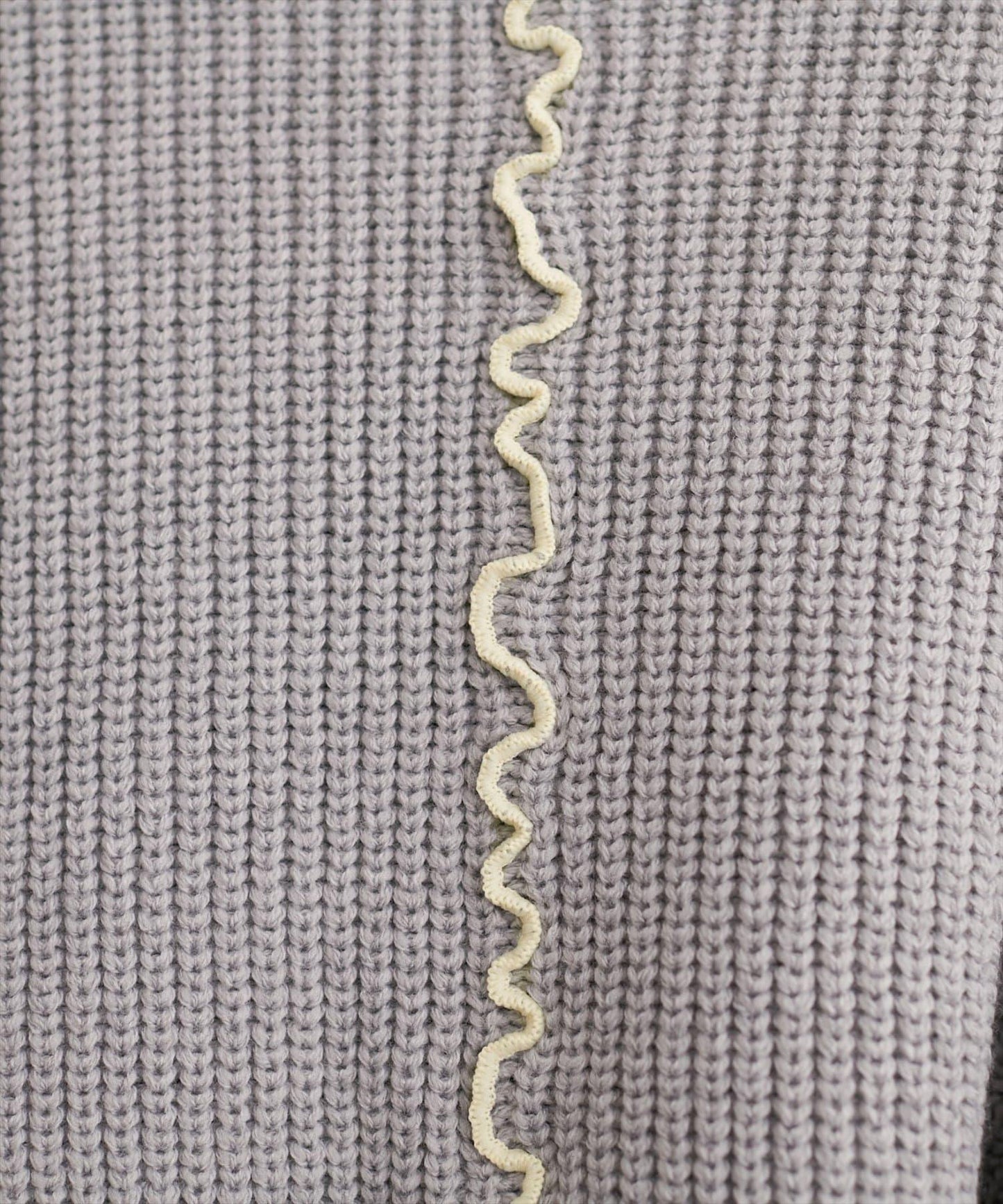 荷葉邊裝飾針織套頭衫