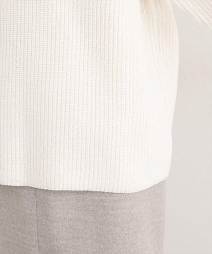 荷葉邊裝飾針織套頭衫