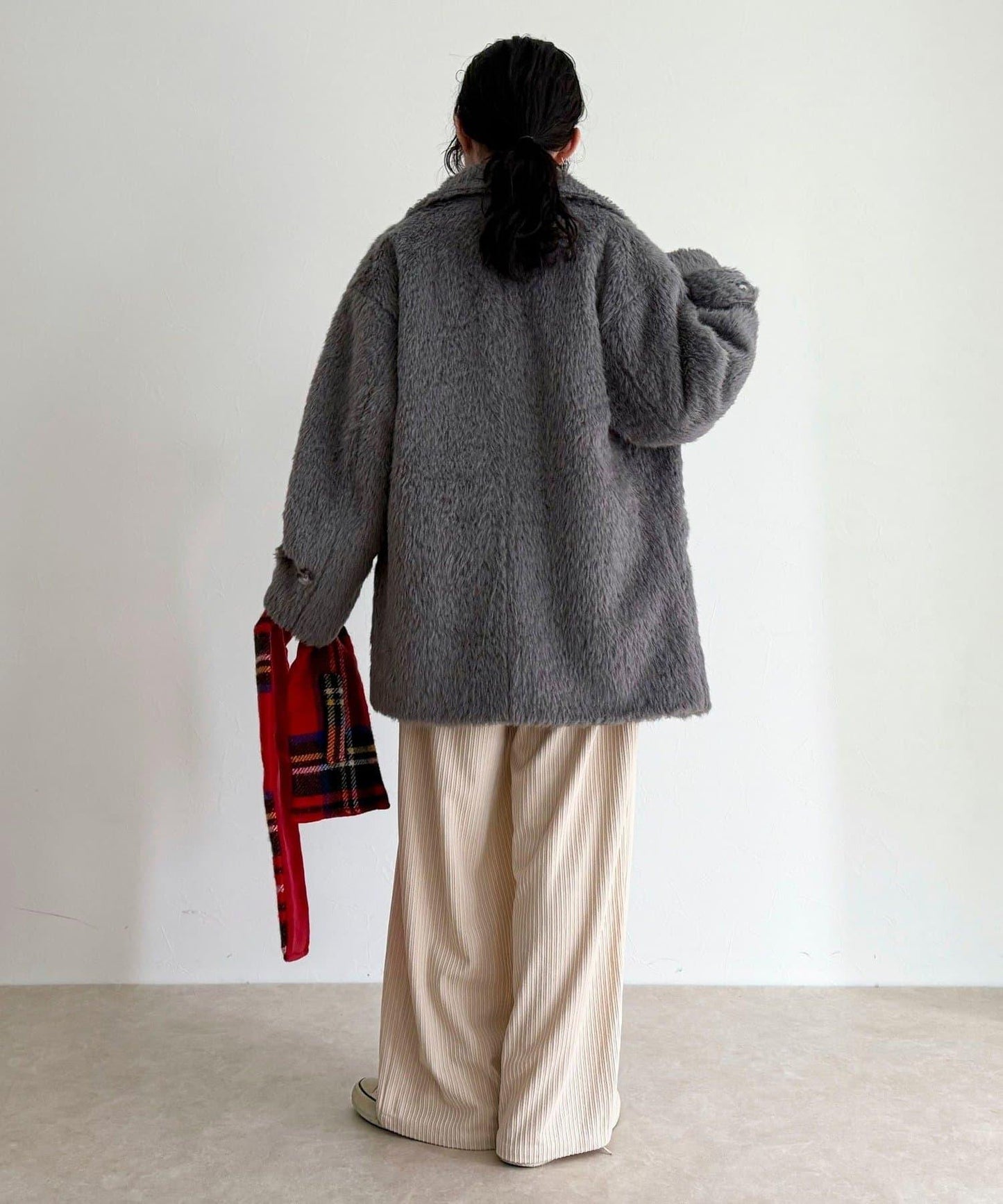 【GEVACO/ゲバコ】特別款長毛呢P大衣