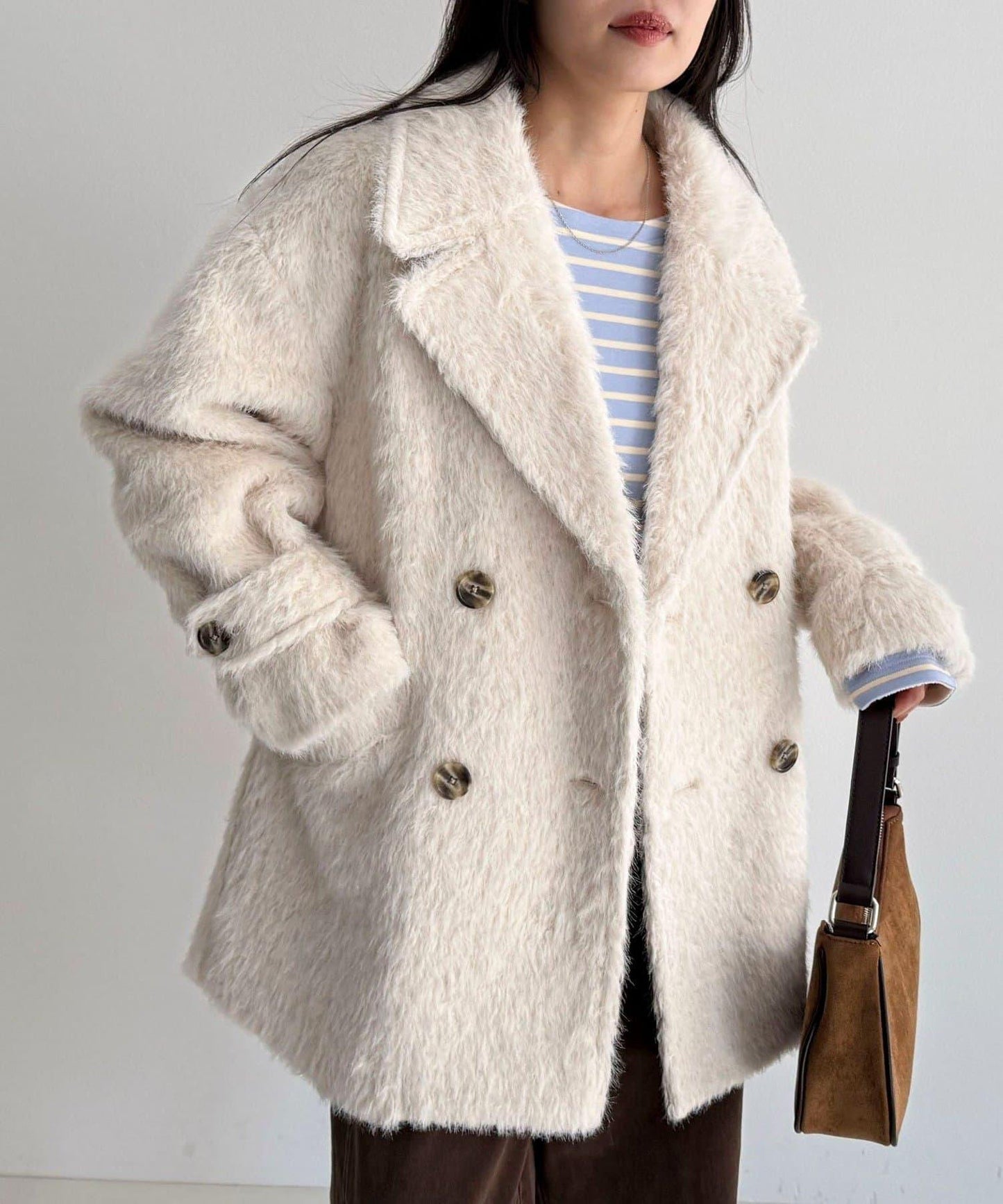 【GEVACO/ゲバコ】特別款長毛呢P大衣