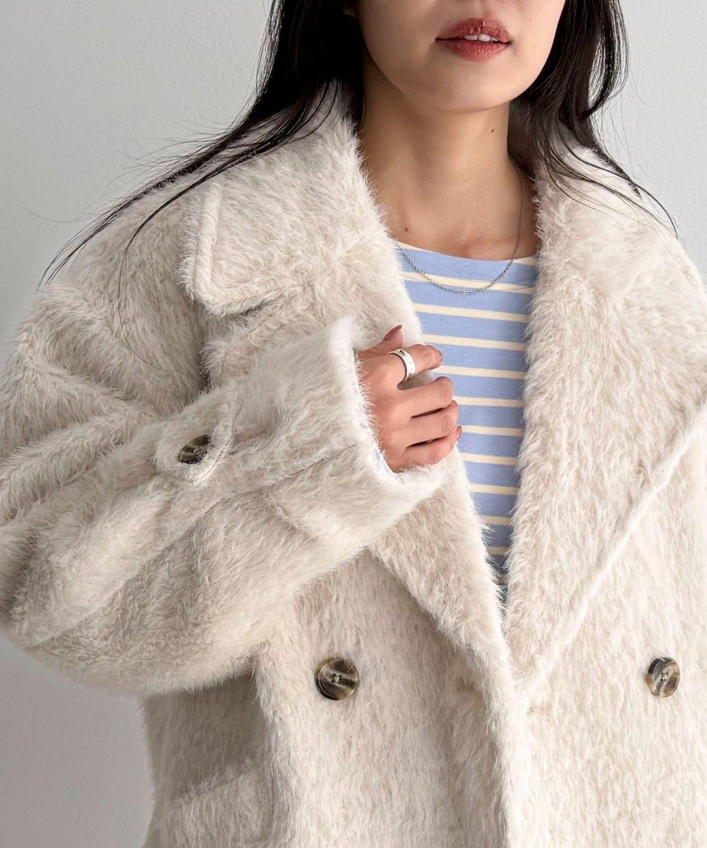 【GEVACO/ゲバコ】特別款長毛呢P大衣