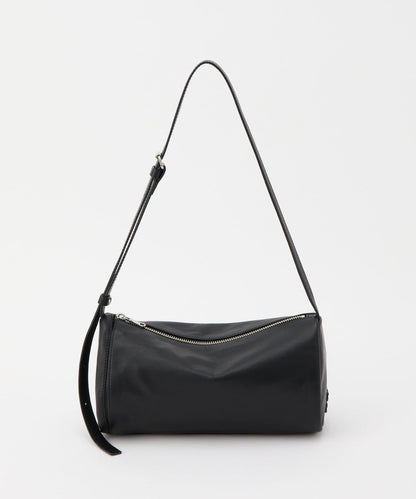 軟皮卷式單肩包