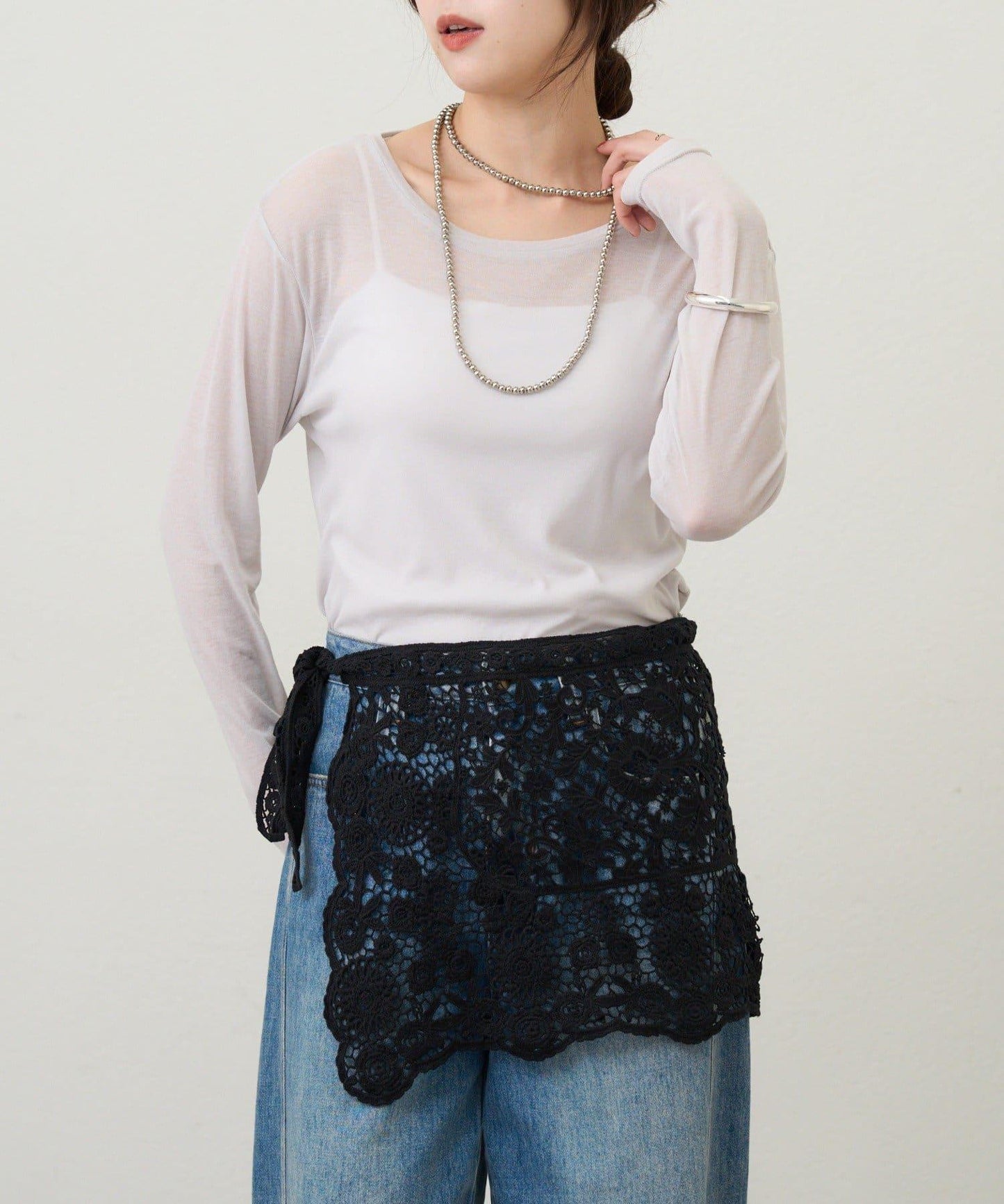 【26SS】蕾絲披肩